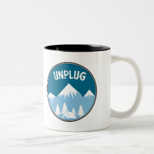 Unplug Two-Tone Coffee Mug