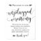 Unplugged Wedding Ceremony Sign 8x10