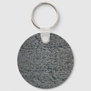 Unpolished granite key ring
