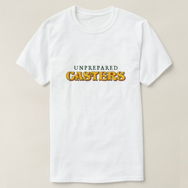 Unprepared Casters Logo Tee – Full Colour (Design Front)