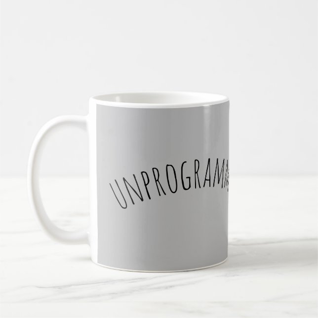 unprogrammed (Quaker) with person  Coffee Mug (Left)