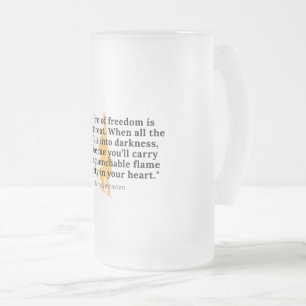 Unquenchable Flame - Frosted Glass Mug
