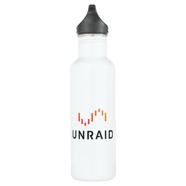 Unraid Water Bottle- White 710 Ml Water Bottle (Right)