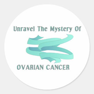 UNRAVEL THE MYSTERY OF OVARIAN CANCER STICKER