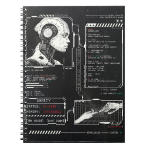Unrecognised - Techno-Brutalist Streetwear Design Notebook
