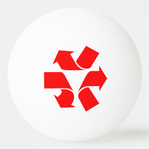 Unrecycle Symbol Ping Pong Ball