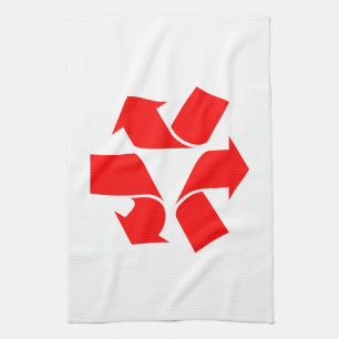Unrecycle Symbol Tea Towel