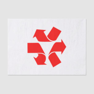 Unrecycle Symbol Tissue Paper