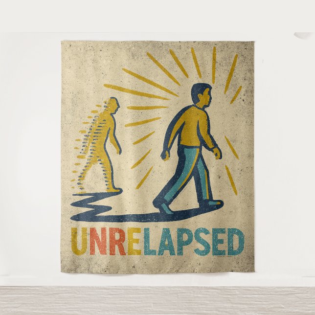 Unrelapsed - Medium (50" x 60") Tapestry (Front)