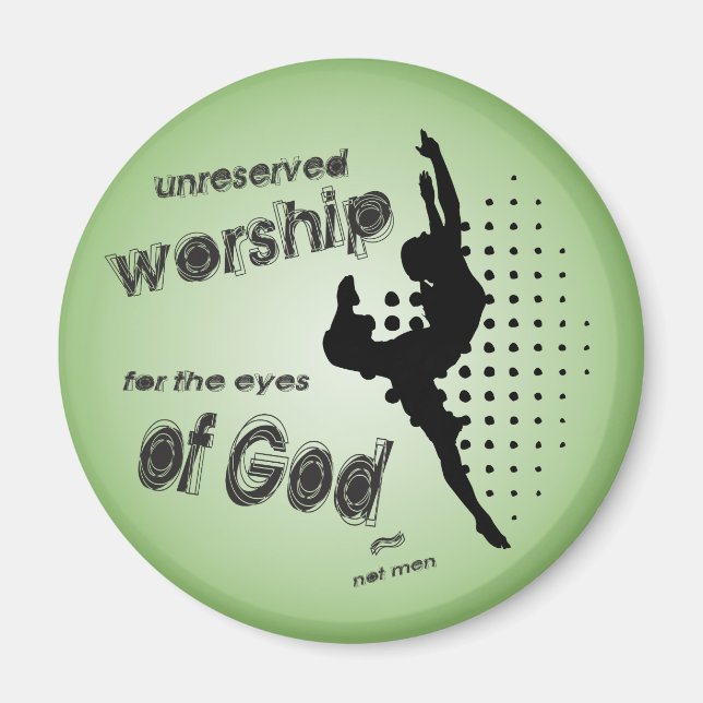 Unreserved worship magnet (Front)