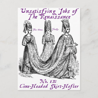Unsatisfying jobs of the Renaissance Postcard