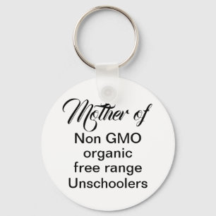 Unschooling mom homeschool children funny quote key ring