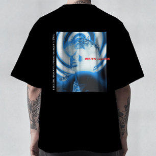 Unseen Unknown - Cyber Portrait Aesthetic T-Shirt