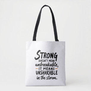 Unshakable in the Storm  Tote Bag