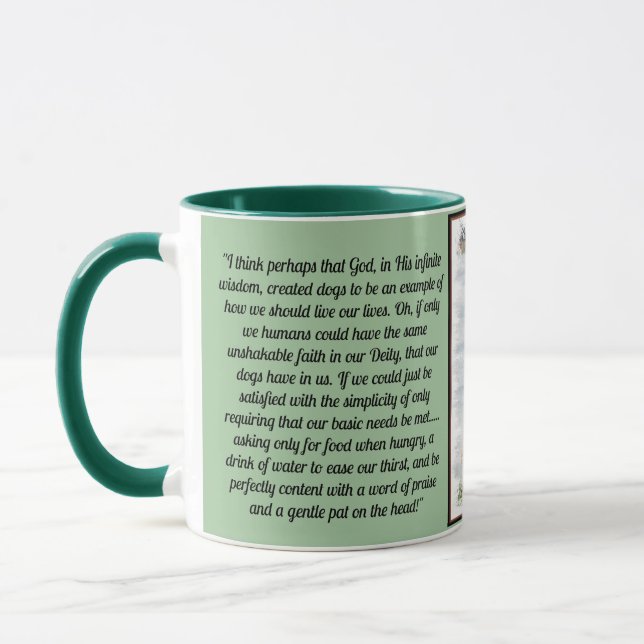 Unshakeable Faith  Inspirational Mug (Left)