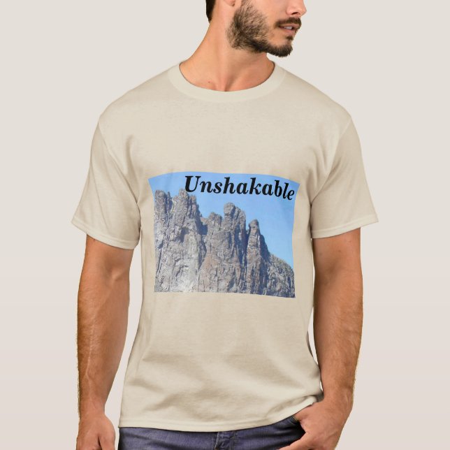 Unshakeable Quote Men's T-shirt (Front)
