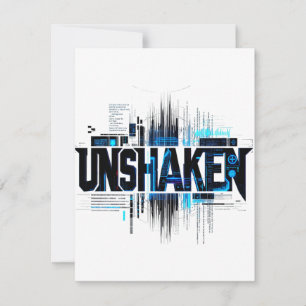 Unshaken Cyberpunk Tech Invitation