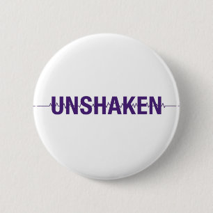 UNSHAKEN – Epilepsy Awareness Purple Day Design 6 Cm Round Badge