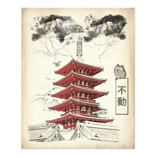 Unshaken - Traditional Japanese Streetwear Design Photo Print