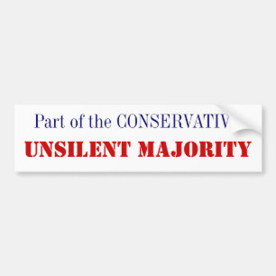 Unsilent Majority Bumper Sticker