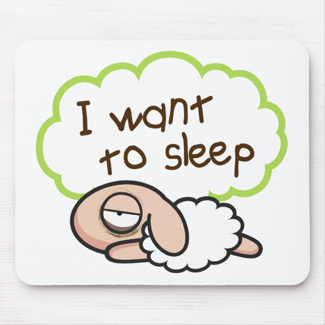 UNSLEEP SHEEP MOUSEPAD (Front)