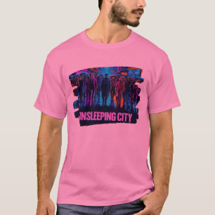 Unsleeping City - Mystical Urban Fantasy Design T-Shirt