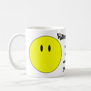 unsmiley coffee mug