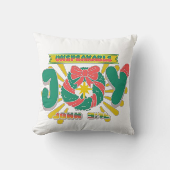 Unspeakable Joy Cushion (Front)