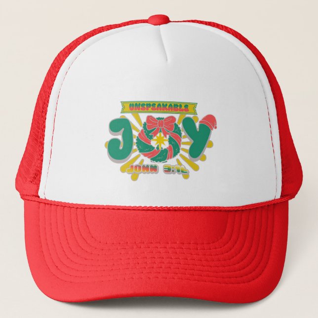 Unspeakable Joy Trucker Hat (Front)