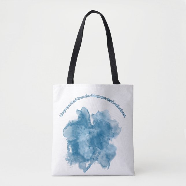 Unspoken Healing Tote Bag (Front)