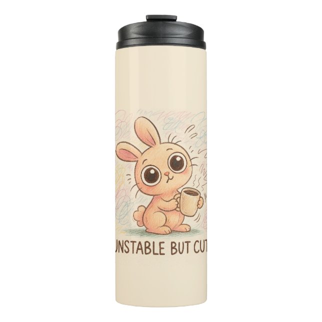 Unstable but Cute Thermal Tumbler (Front)
