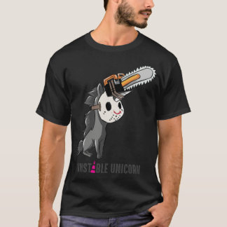 Unstable Unicorn, Chainsaw, boyfriend  T-Shirt