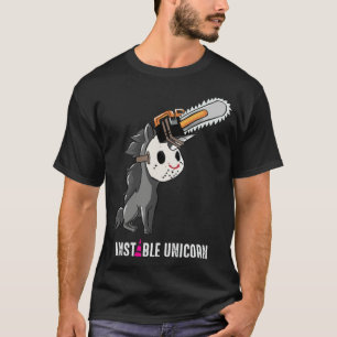 Unstable Unicorn, Chainsaw, Halloween couple  T-Shirt
