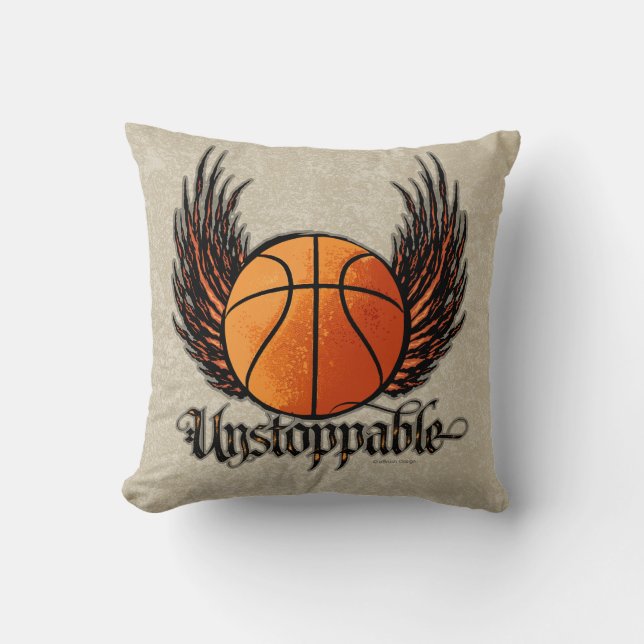 Unstoppable (Basketball) Cushion (Front)