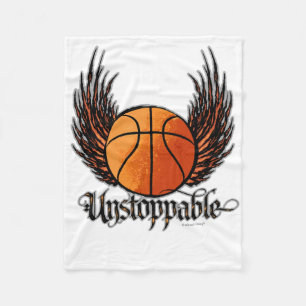 Unstoppable (Basketball) Fleece Blanket