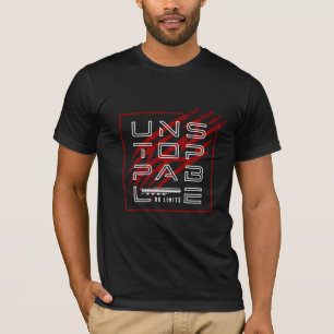 Unstoppable – Bold One-Word Power Statement Design T-Shirt