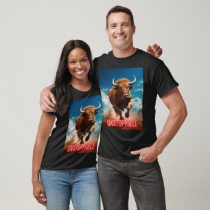 Unstoppable Charging Bull T-Shirt