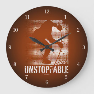 Unstoppable (Hockey) Large Clock