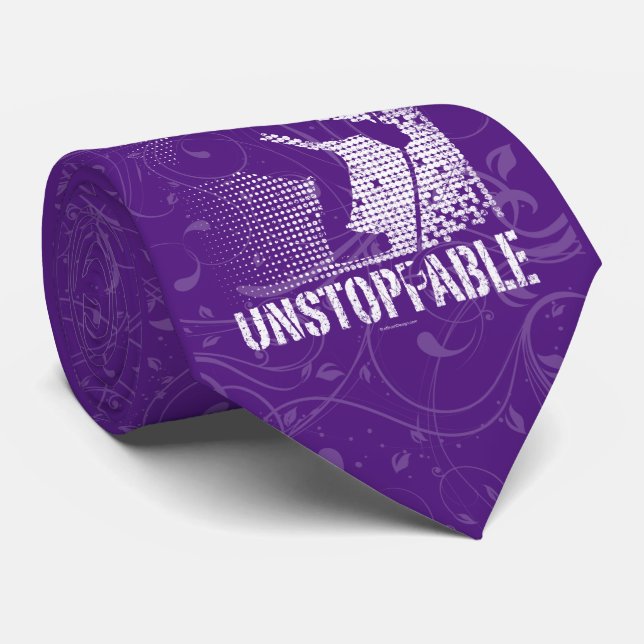 Unstoppable (Hockey) Neck Tie (Rolled)