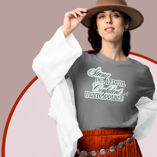 Unstoppable Inspirational Tee (Creator Uploaded)