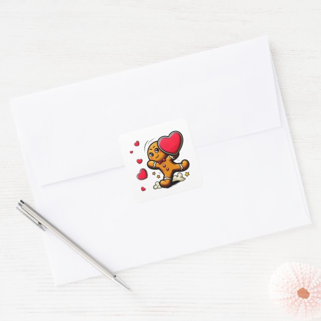 Unstoppable Love Square Sticker (Envelope)