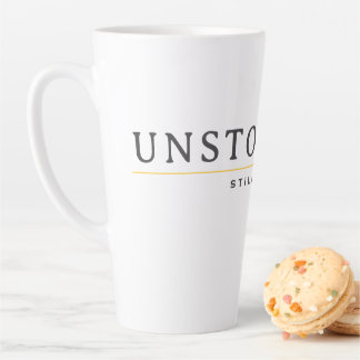 UNSTOPPABLE Minimal Motivation Quote T-Shirt Latte Mug