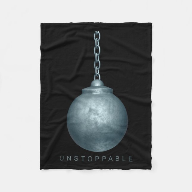 Unstoppable Motivation  Fleece Blanket (Front)