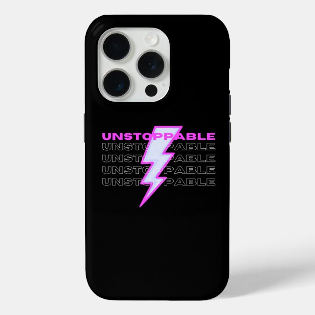 Unstoppable, Motivational, Inspirational Case-Mate iPhone Case (Back)