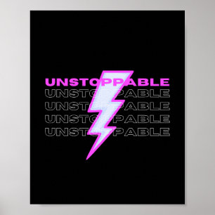 Unstoppable, Motivational, Inspirational Poster
