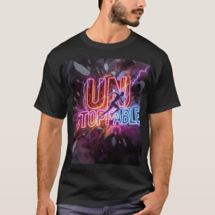 UNSTOPPABLE Neon Lightning Breakthrough Athlete T- T-Shirt