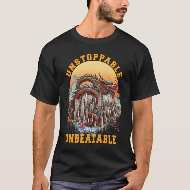 Unstoppable Power Men Black  T-Shirt (Front)