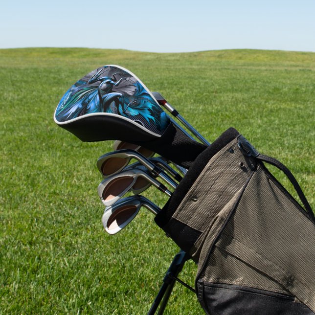 Unstoppable Raptor – Fuel Strength, Rule the Wild Golf Head Cover (In Situ)