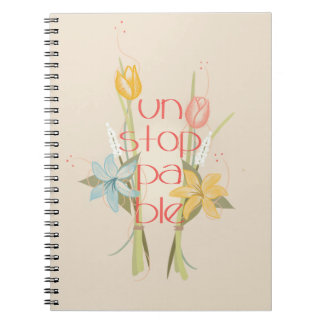 Unstoppable Tulip Floral Planner Notebook