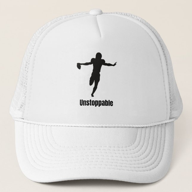 Unstoppable White Mug Trucker Hat (Front)